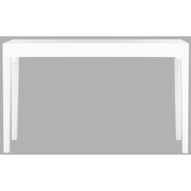 SAFAVIEH Bonny White Lacquer Console Table - 51.2 W x 13.4 L x 31.5 H - 51Wx13Dx32H-3