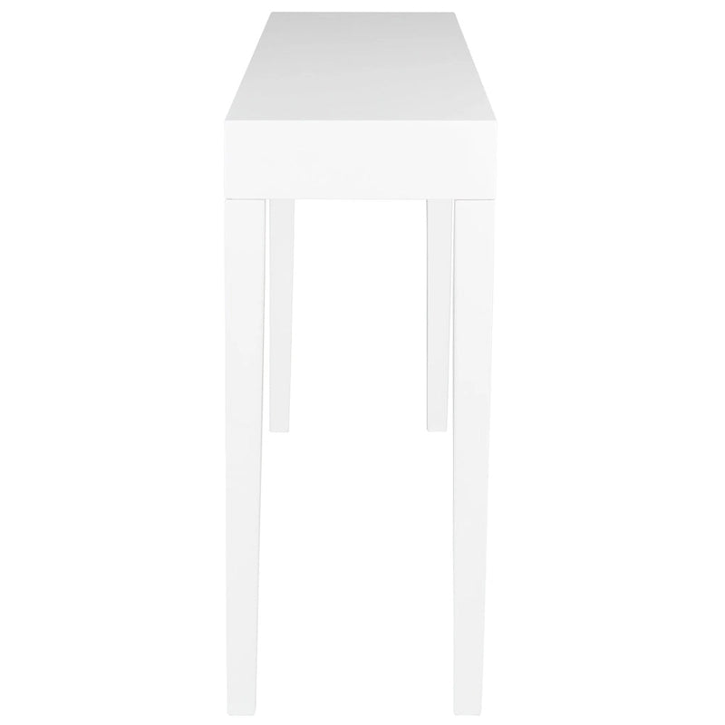 SAFAVIEH Bonny White Lacquer Console Table - 51.2 W x 13.4 L x 31.5 H - 51Wx13Dx32H-6