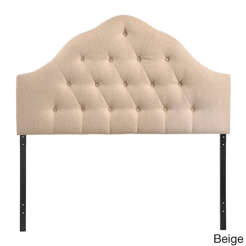 Sovereign Button-tufted High Arch Queen-size Headboard-13