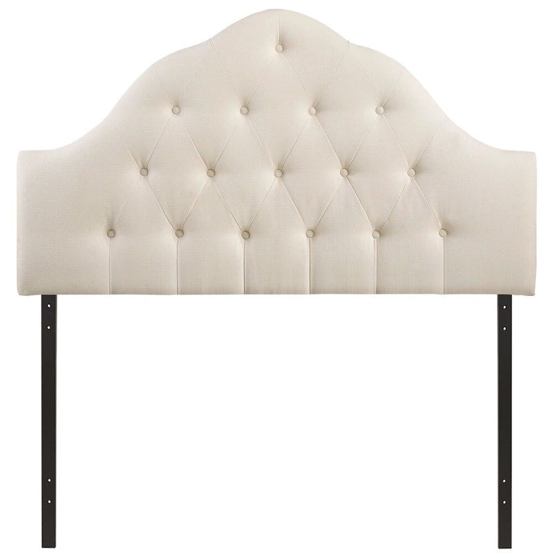 Sovereign Button-tufted High Arch Queen-size Headboard-3
