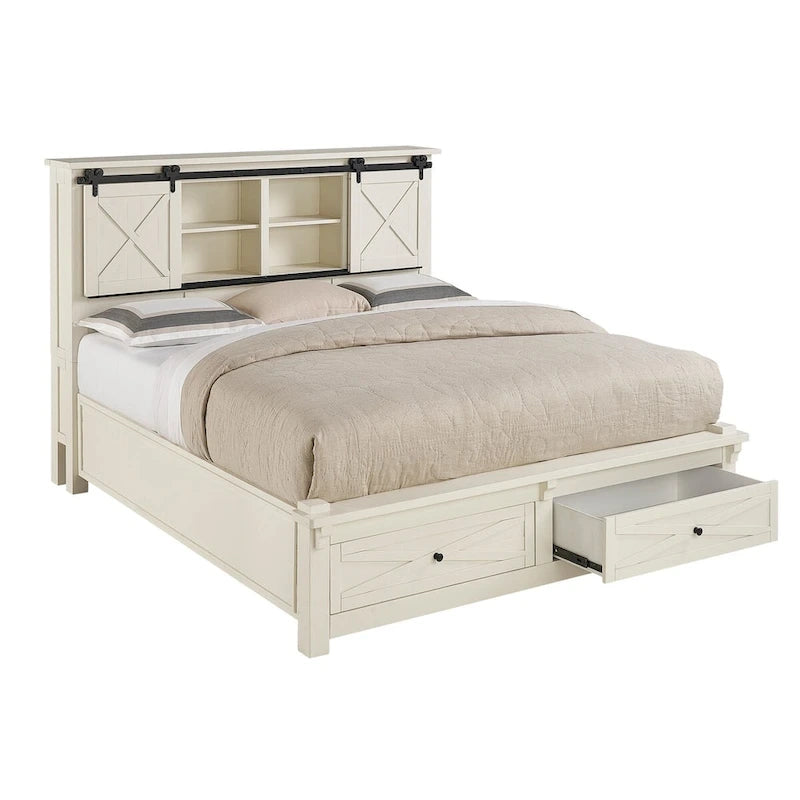 Simply Solid Shanna Solid Wood 5-piece Storage Bedroom Collection-5