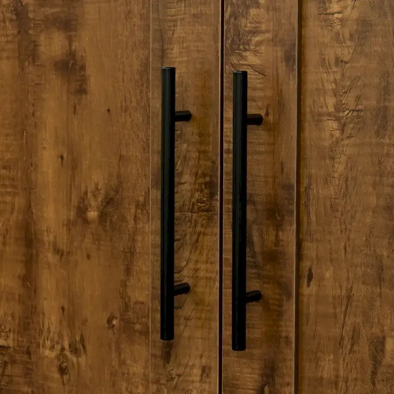 High Wardrobe/Armoires with 3 Shelves-10