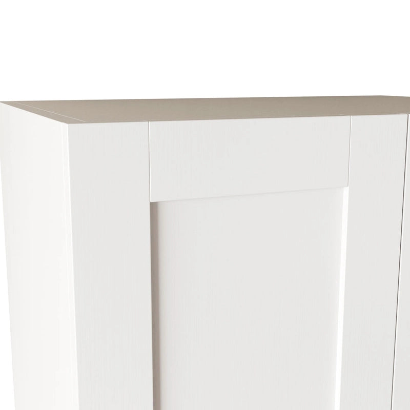 High Wardrobe/Armoires with 3 Shelves-13