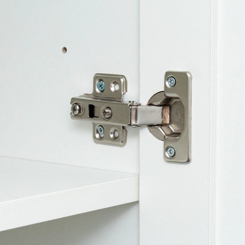 High Wardrobe/Armoires with 3 Shelves-15