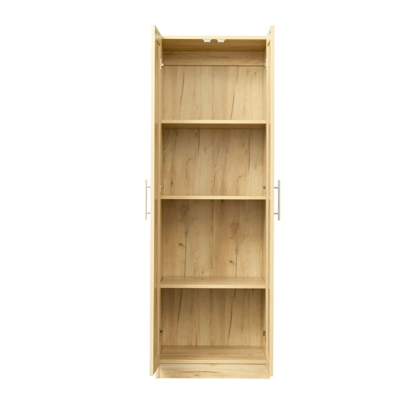 High Wardrobe/Armoires with 3 Shelves-18