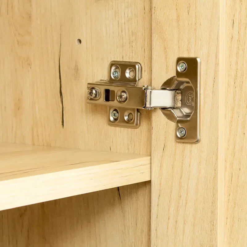 High Wardrobe/Armoires with 3 Shelves-20