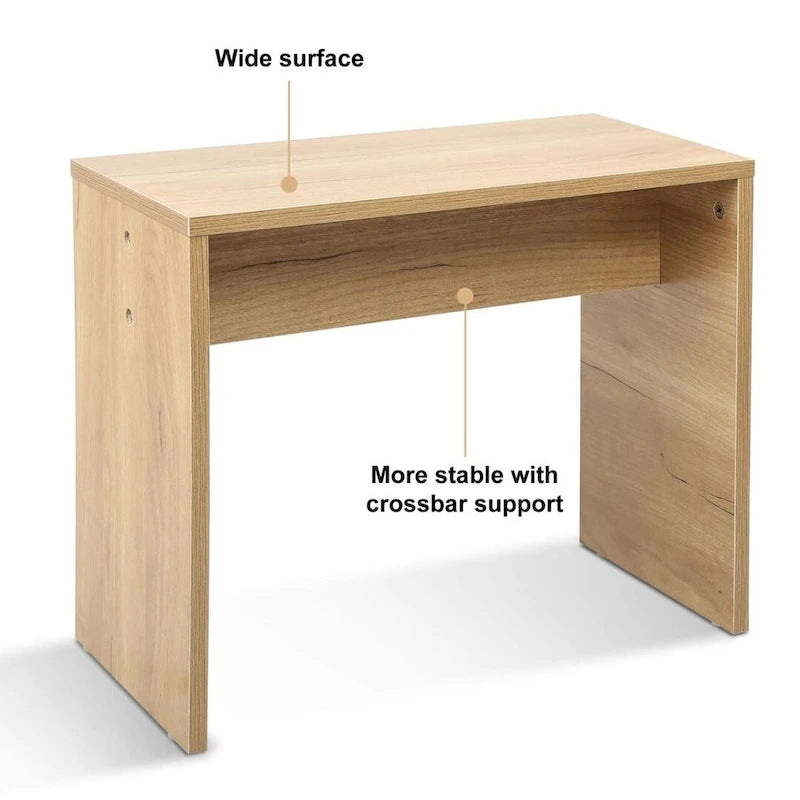 Modern Wood Cosmetic Table Chest of Drawers Nature Color-4