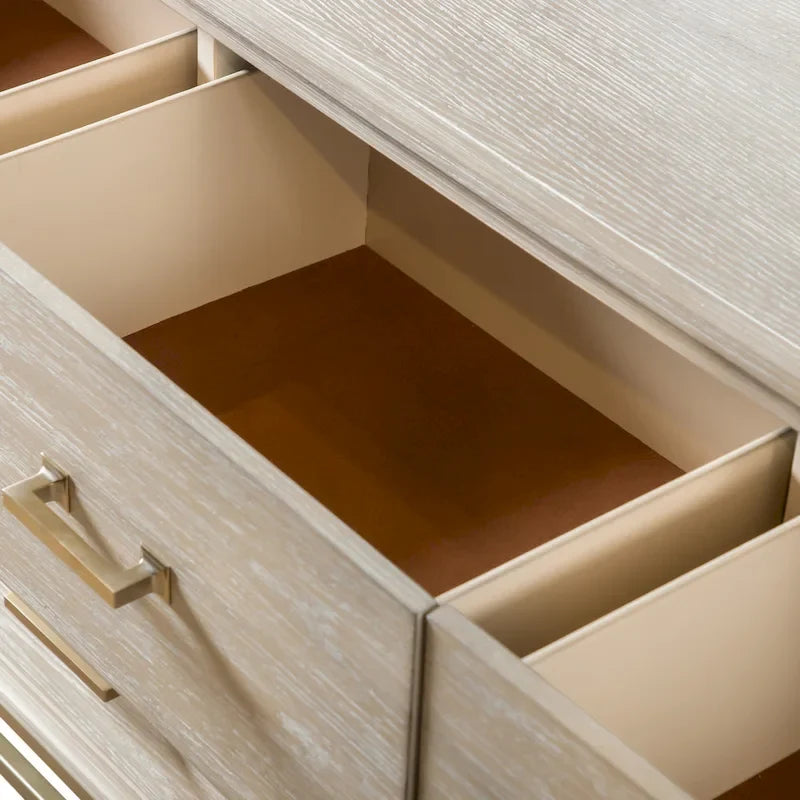 Furniture of America Drayden Transitional Oak Solid Wood 5-Piece Bedroom Set-15