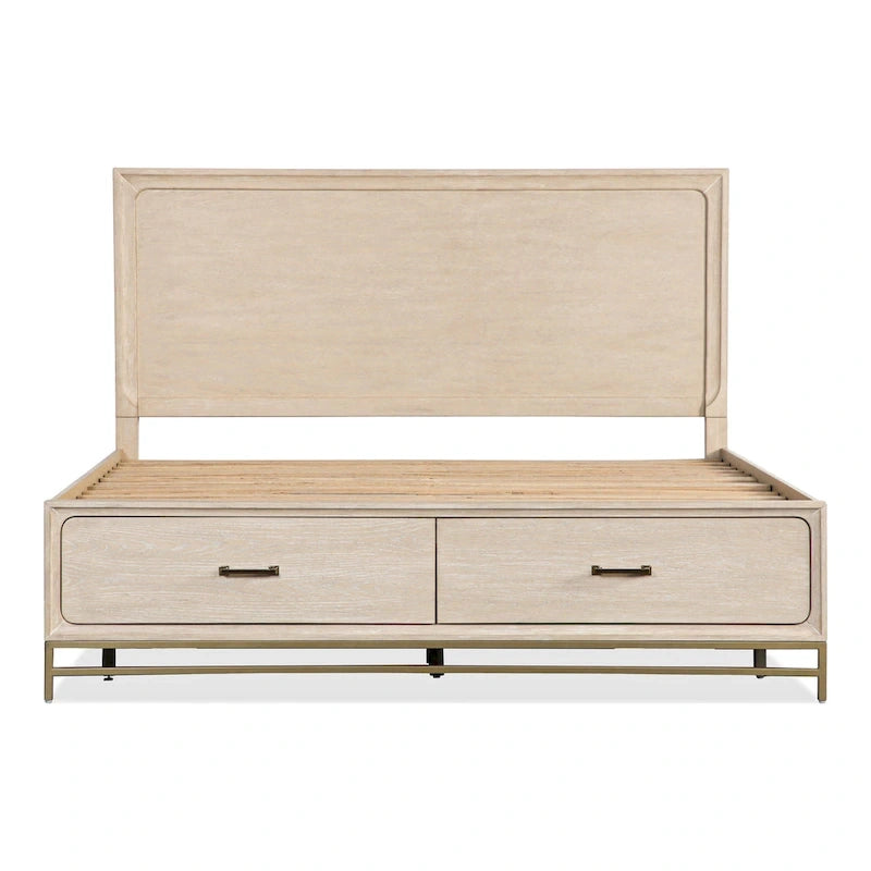 Furniture of America Drayden Transitional Oak Solid Wood 5-Piece Bedroom Set-20