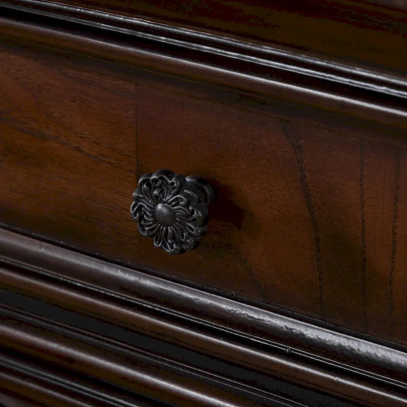 Furniture of America Eugene Traditional Solid Wood Chest with Felt-lined Top Drawer and Cedarwood-lined Drawer-5