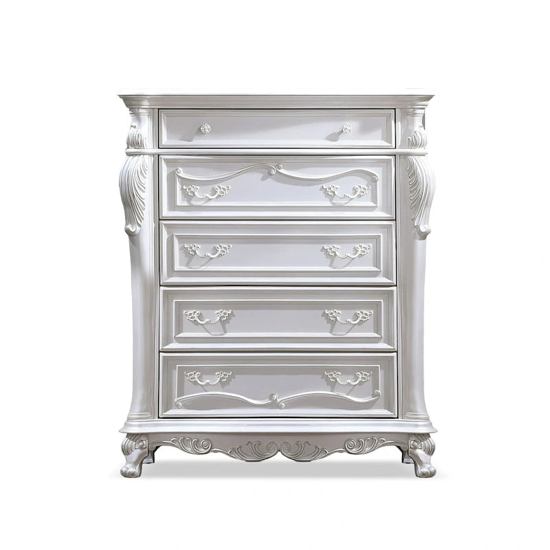 Furniture of America Eugene Traditional Solid Wood Chest with Felt-lined Top Drawer and Cedarwood-lined Drawer-11