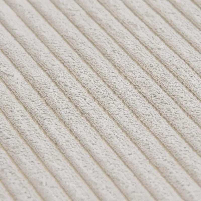 4-Piece L-Shape Sectional Sofa Corduroy Upholstered Couch with Ottoman-8