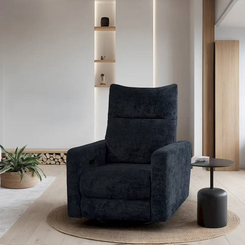 Olmas 33.5W Power Swivel Glider Recliner with USB Charger-38