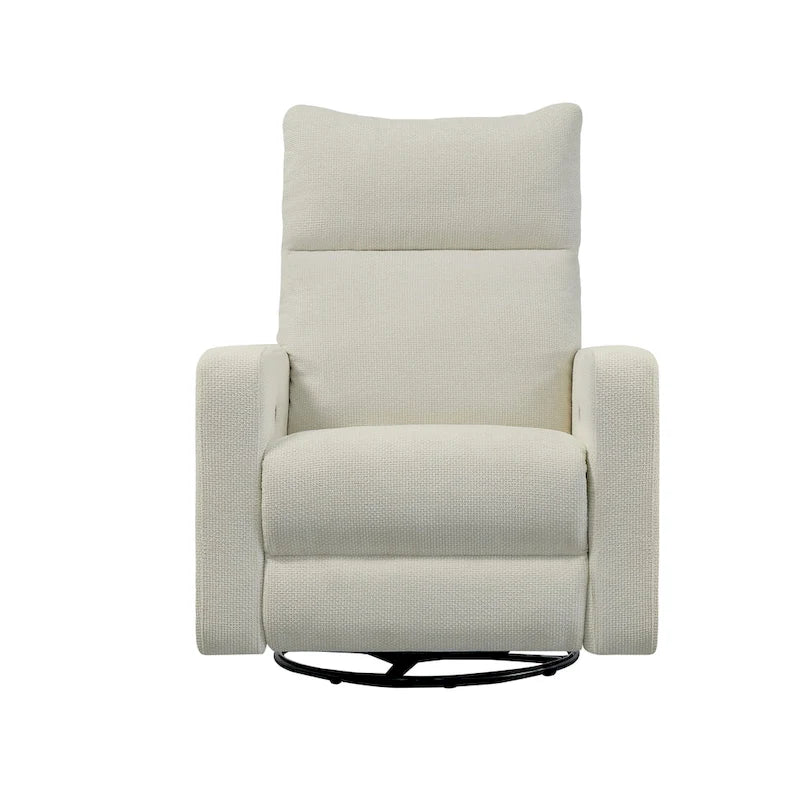 Olmas 33.5W Power Swivel Glider Recliner with USB Charger-6