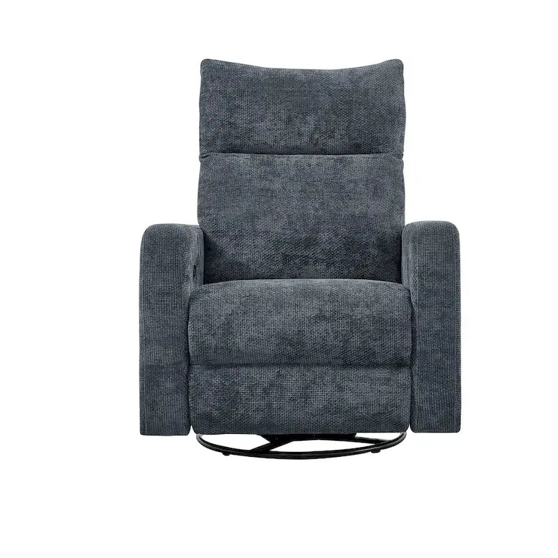 Olmas 33.5W Power Swivel Glider Recliner with USB Charger-14