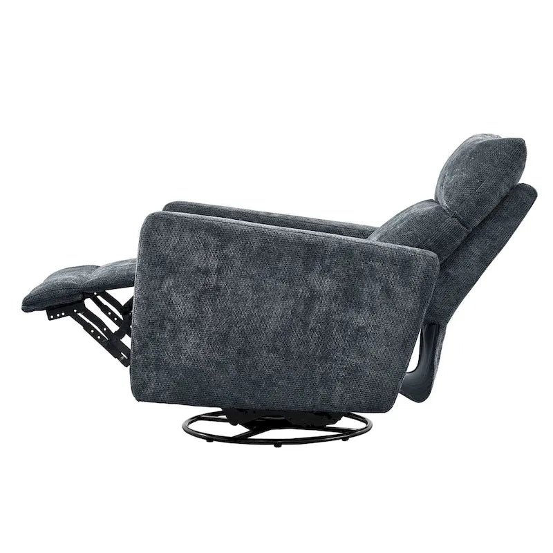 Olmas 33.5W Power Swivel Glider Recliner with USB Charger-15
