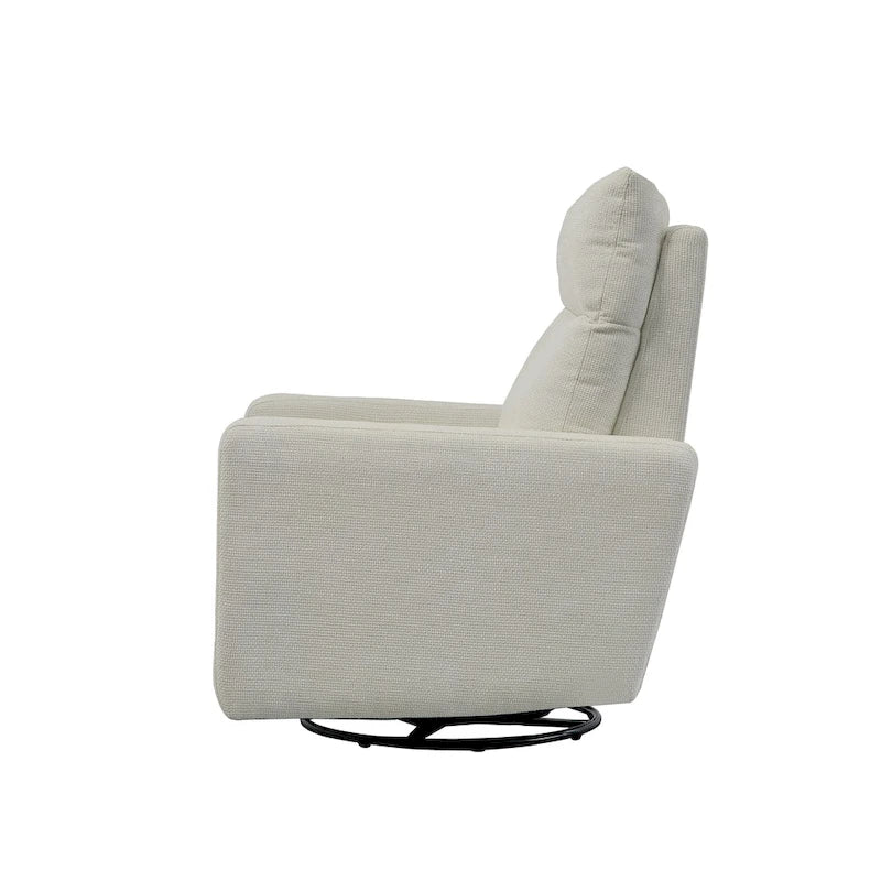 Olmas 33.5W Power Swivel Glider Recliner with USB Charger-34