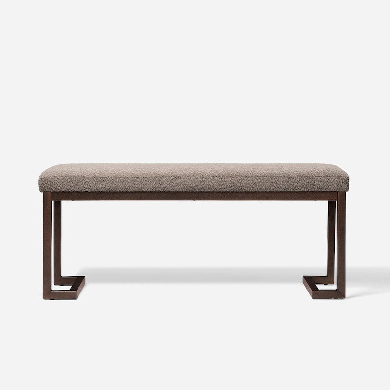 Contemporary Upholstered Rectangular Accent Bench-6