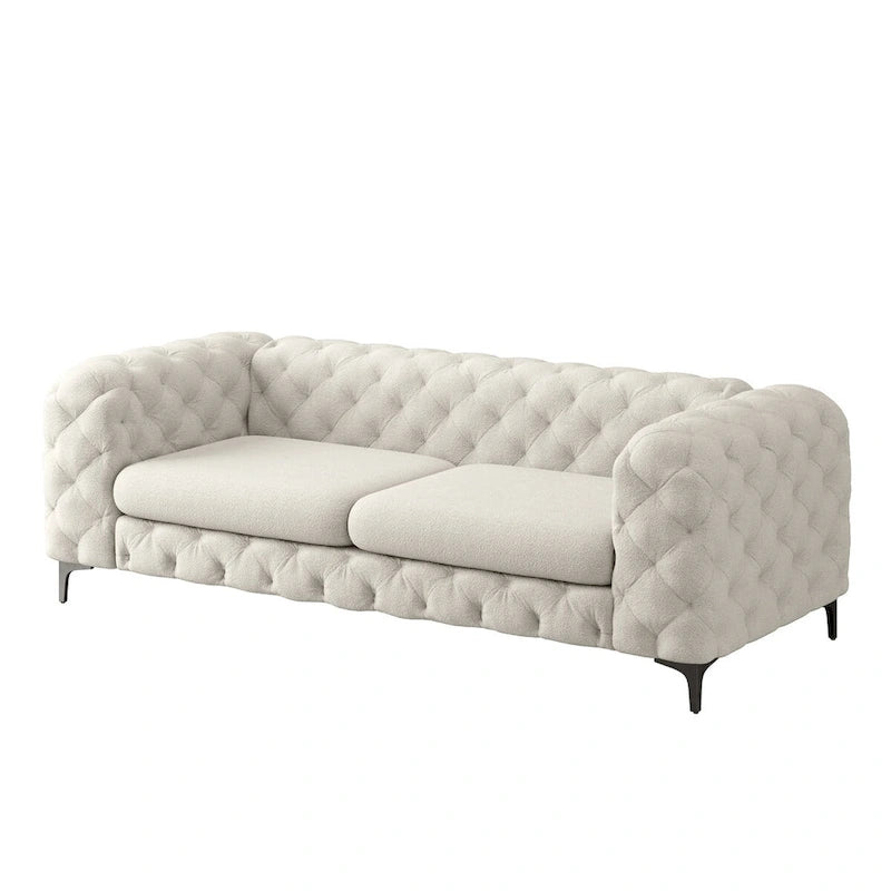 Corvus Aosta Chesterfield Tufted Velvet Sofa-14