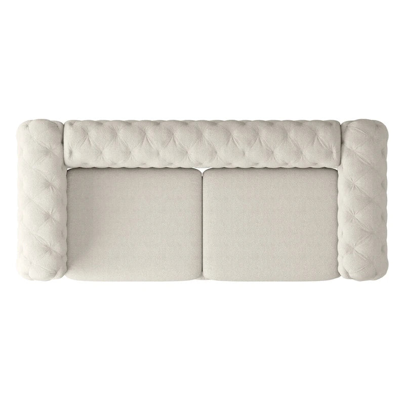 Corvus Aosta Chesterfield Tufted Velvet Sofa-15