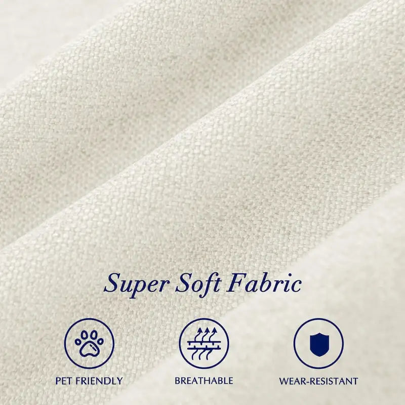 Subrtex Linen Parsons Upholstered Button Dining Chair (2-Pack)-20