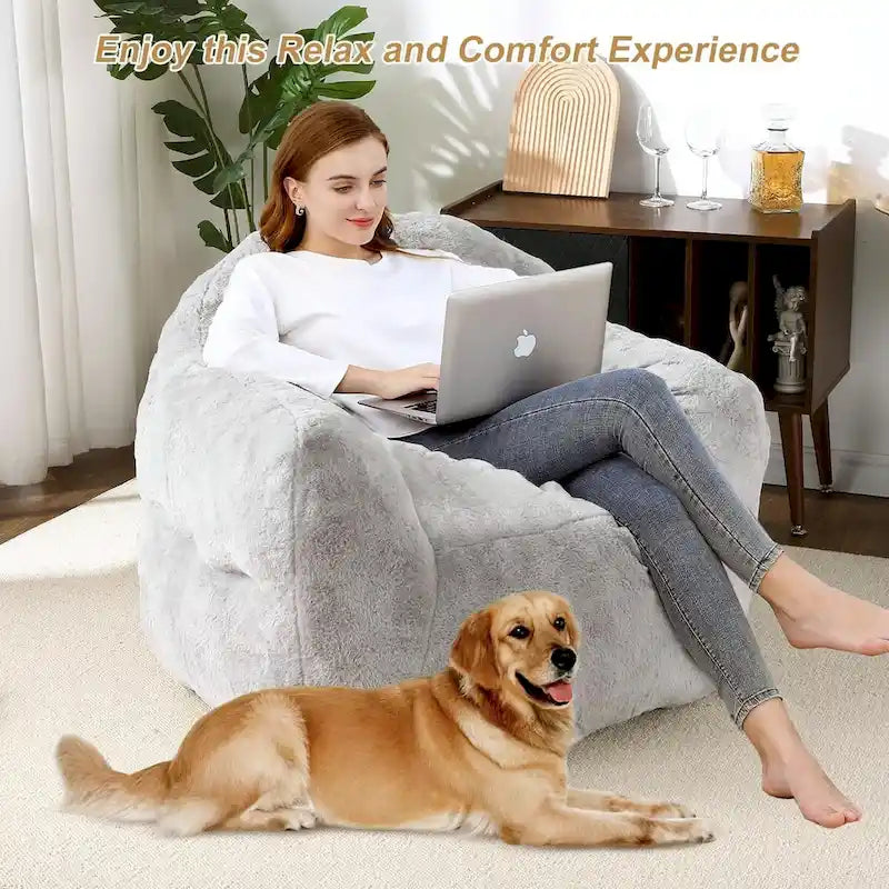 Giant Bean Bag Chair for Adults Kids-8