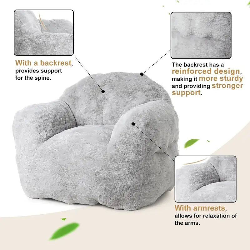 Giant Bean Bag Chair for Adults Kids-9