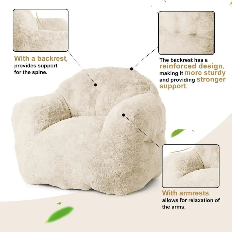Giant Bean Bag Chair for Adults Kids-14