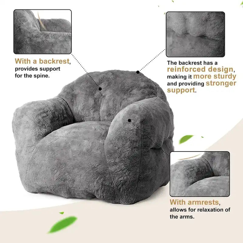 Giant Bean Bag Chair for Adults Kids-19