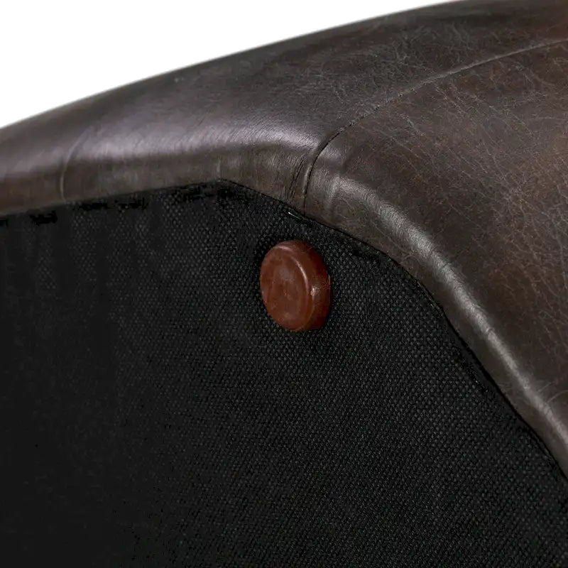 Poly & Bark Porto Ottoman - Full Grain Genuine Italian Leather-17