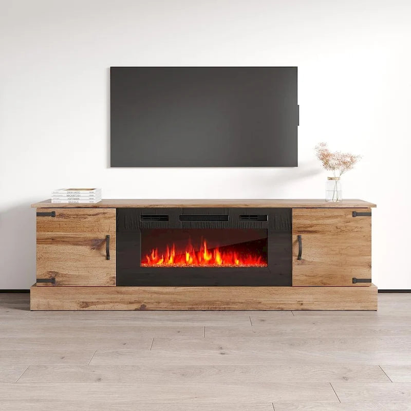 Carmen BL-EF Fireplace TV Stand-11