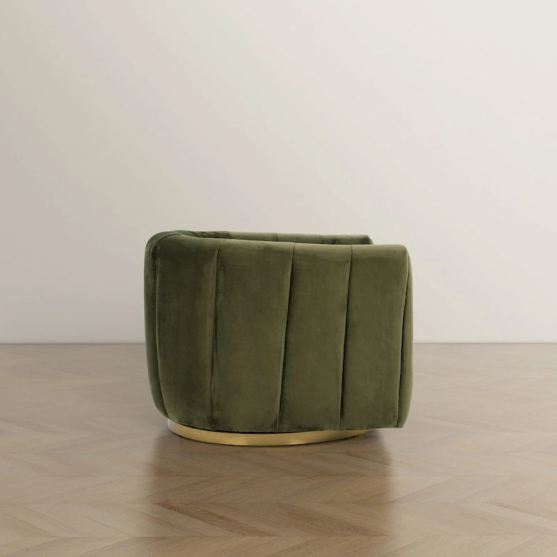 Cardiff Mid Century Modern Comfy Swivel Accent Chair-7