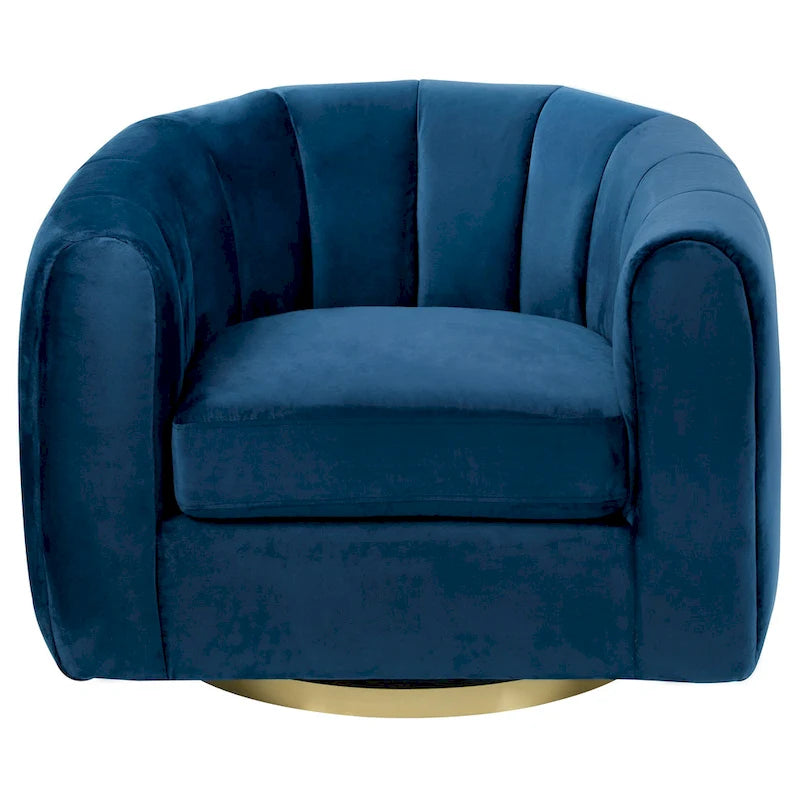 Cardiff Mid Century Modern Comfy Swivel Accent Chair-10