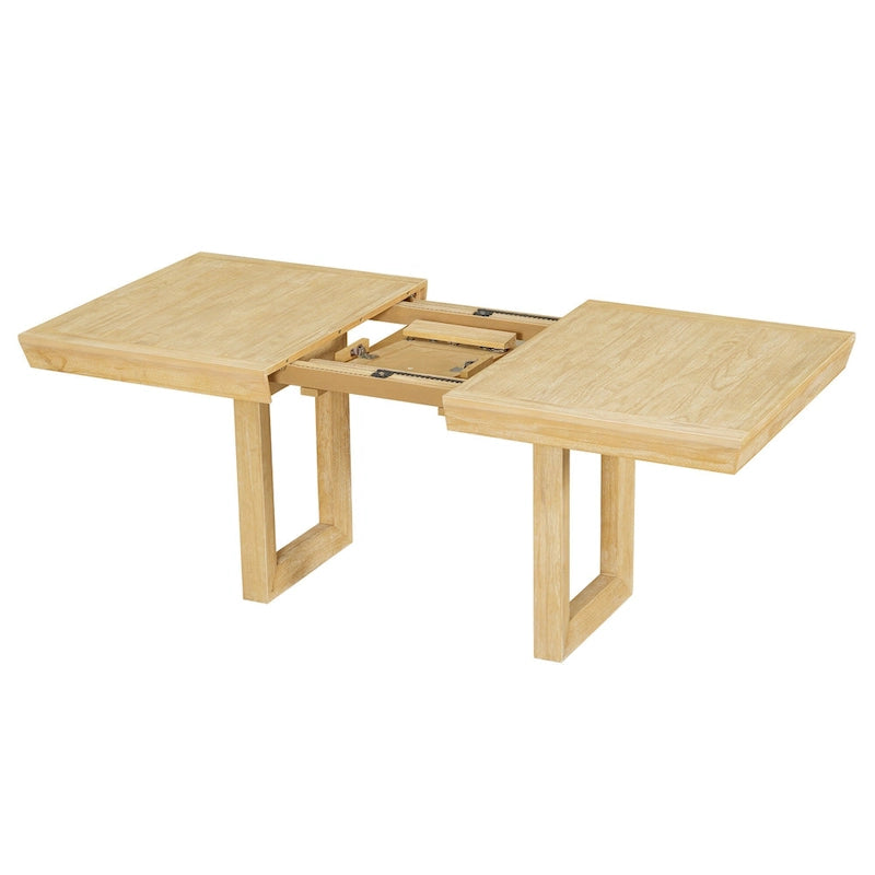 7-Piece Extendable Dining Table Set-23