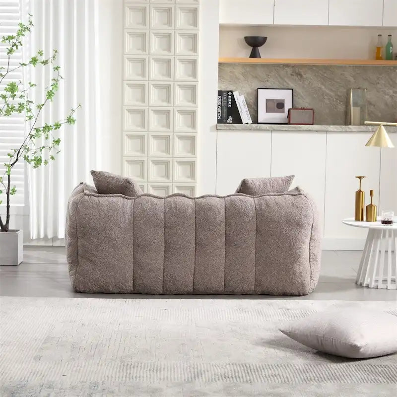 Modern Chenille Recliner Sofa with High Resilience Foam-7