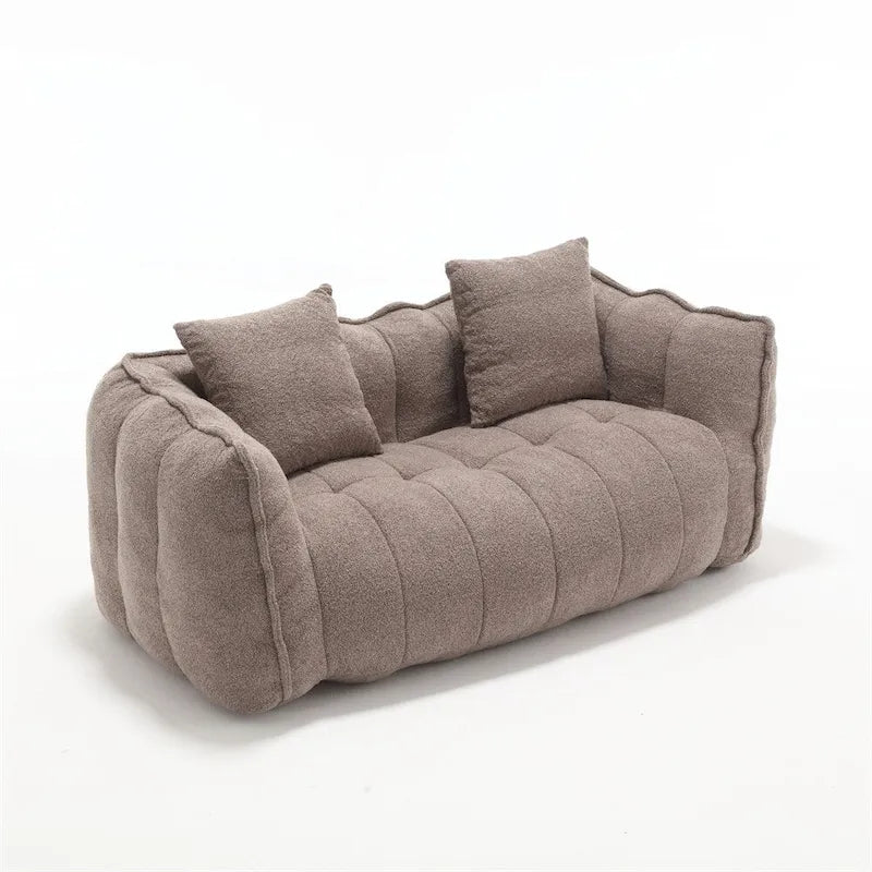 Modern Chenille Recliner Sofa with High Resilience Foam-15