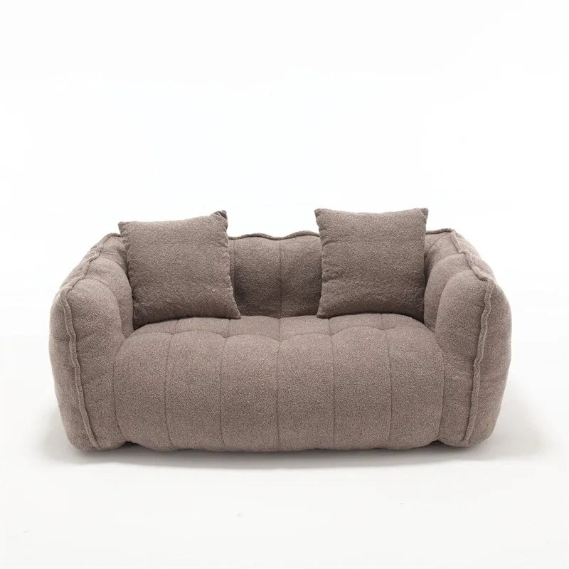 Modern Chenille Recliner Sofa with High Resilience Foam-18