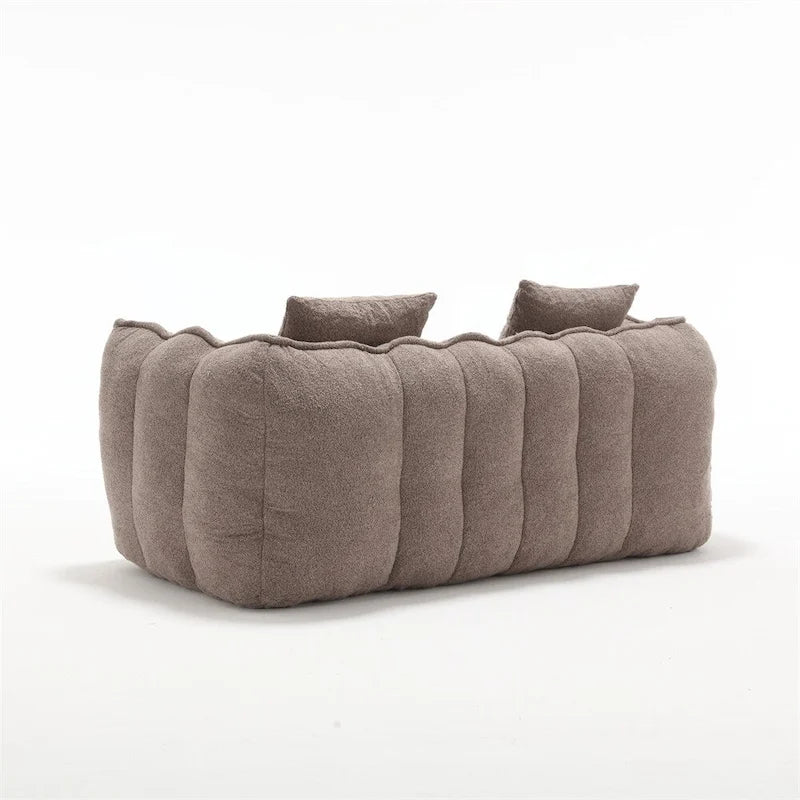 Modern Chenille Recliner Sofa with High Resilience Foam-19