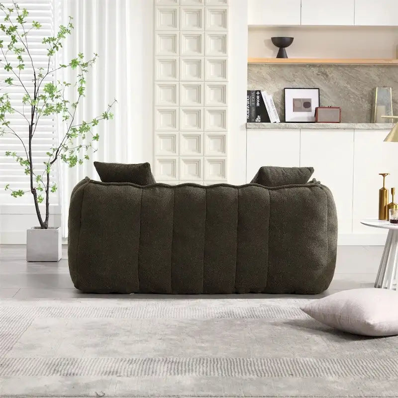 Modern Chenille Recliner Sofa with High Resilience Foam-24