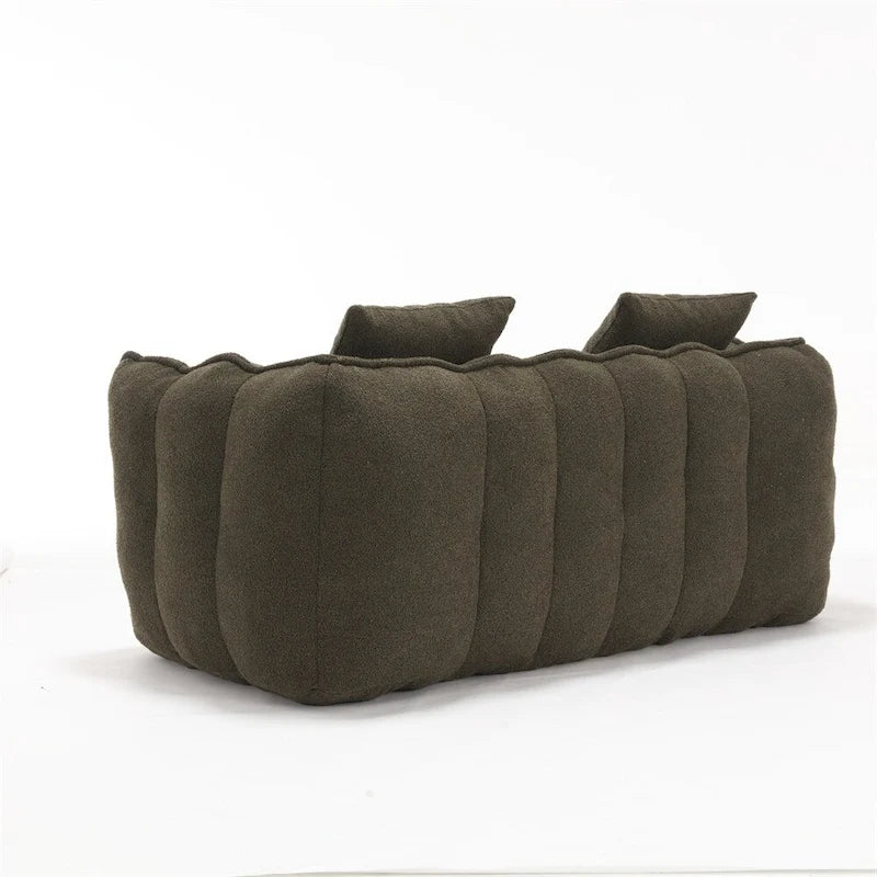 Modern Chenille Recliner Sofa with High Resilience Foam-31