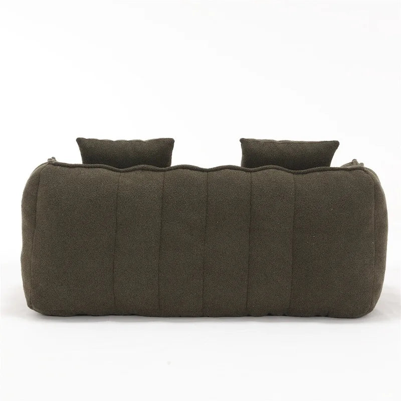 Modern Chenille Recliner Sofa with High Resilience Foam-35