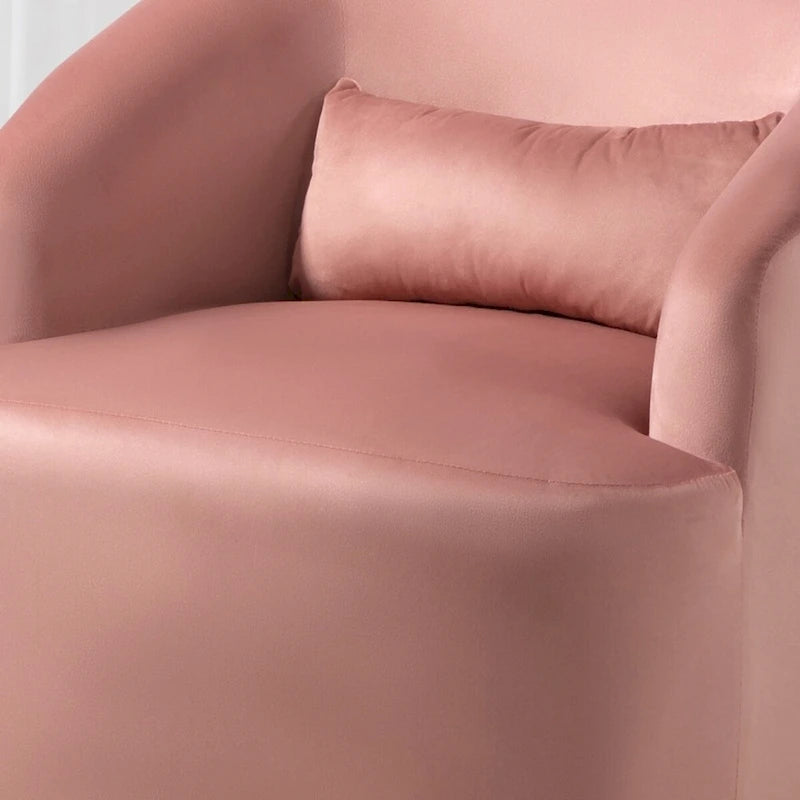 US Pride Furniture Accent Chair with Barrel-shaped Design and 360 Degree Swivel Feature-19